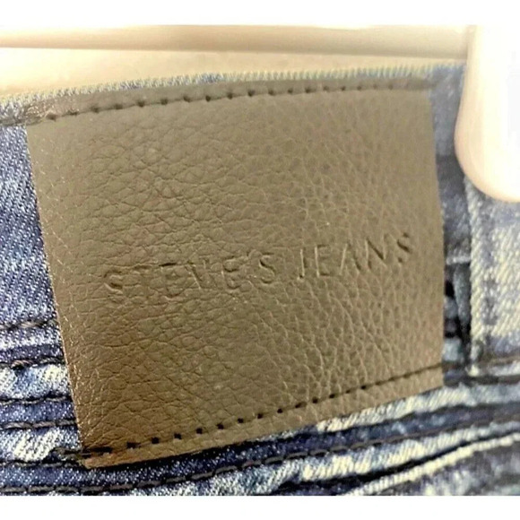 STEVE’S JEANS Boys Dark Blue Jeans Stretch Denim Slim Fit NWT Size 7 MSRP $34 - Picture 7 of 10